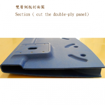 Portable toilet(Double-ply)-Squat type